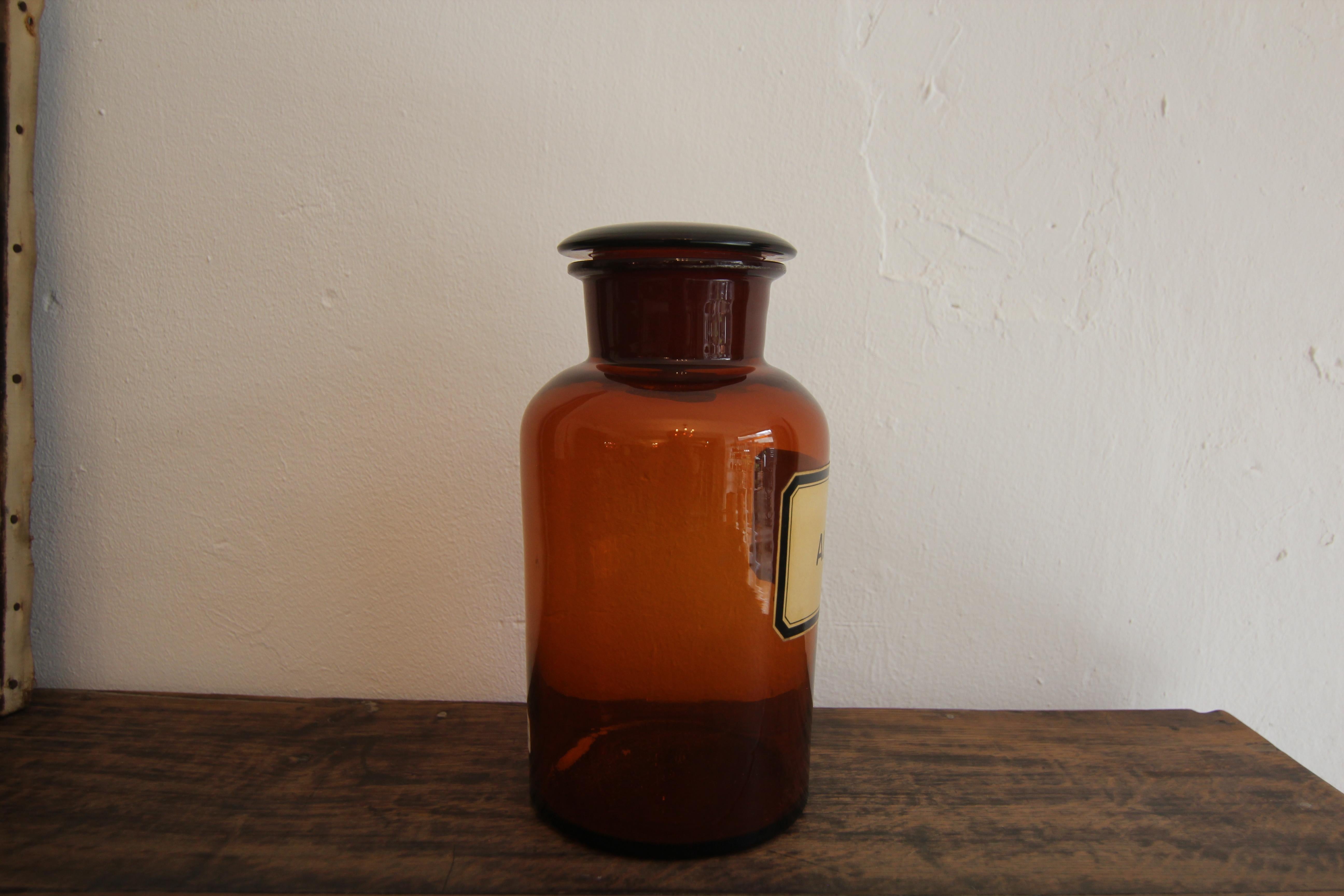 Vaso di vetro da farmacia tedesco dell'inizio del XX secolo in vendita 3