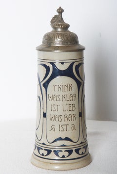 Early 20th Century German Beer Stein