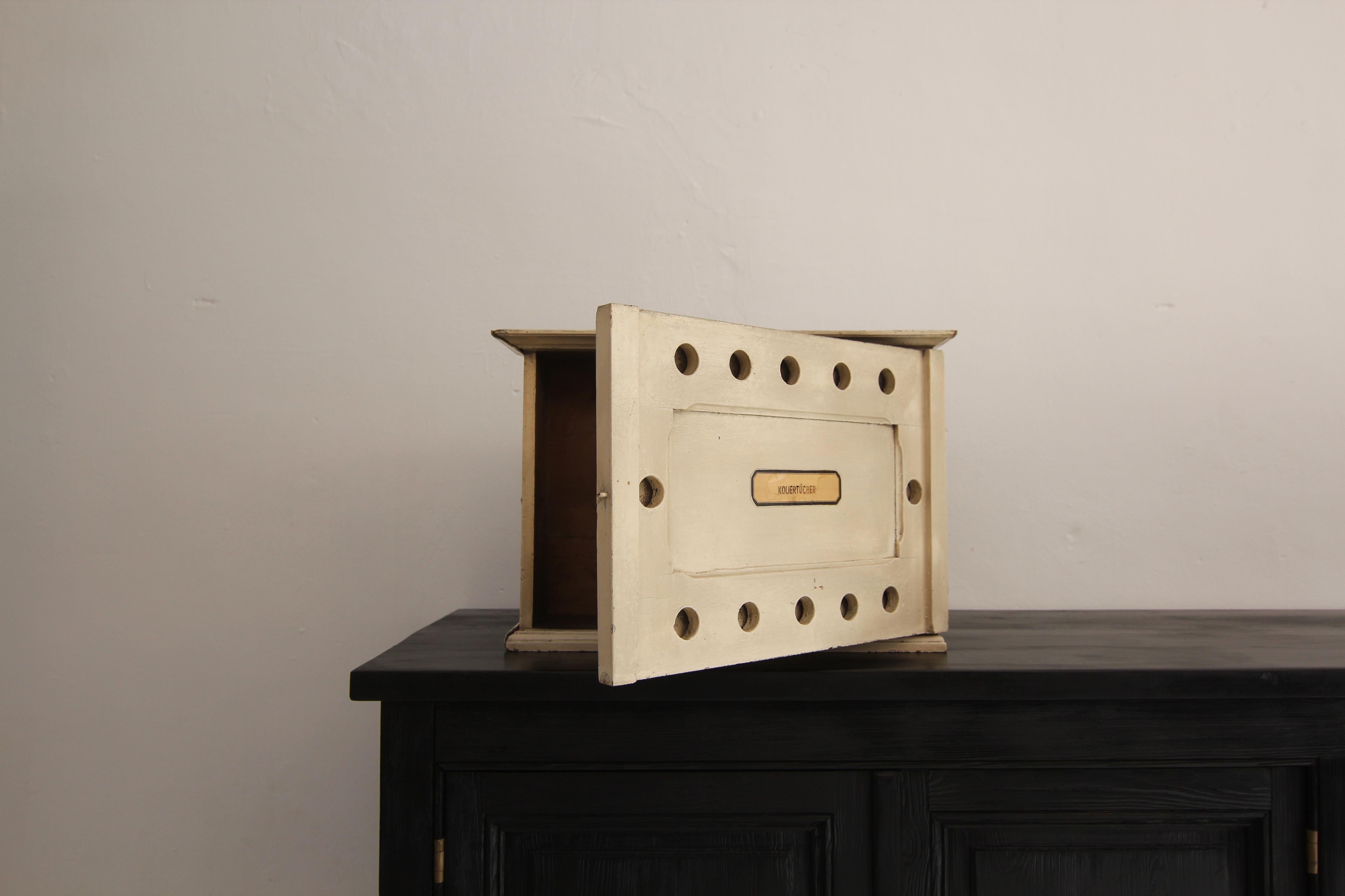 Early 20th Century German Cheese Dairy Cheesecloths Wall Cabinet 5
