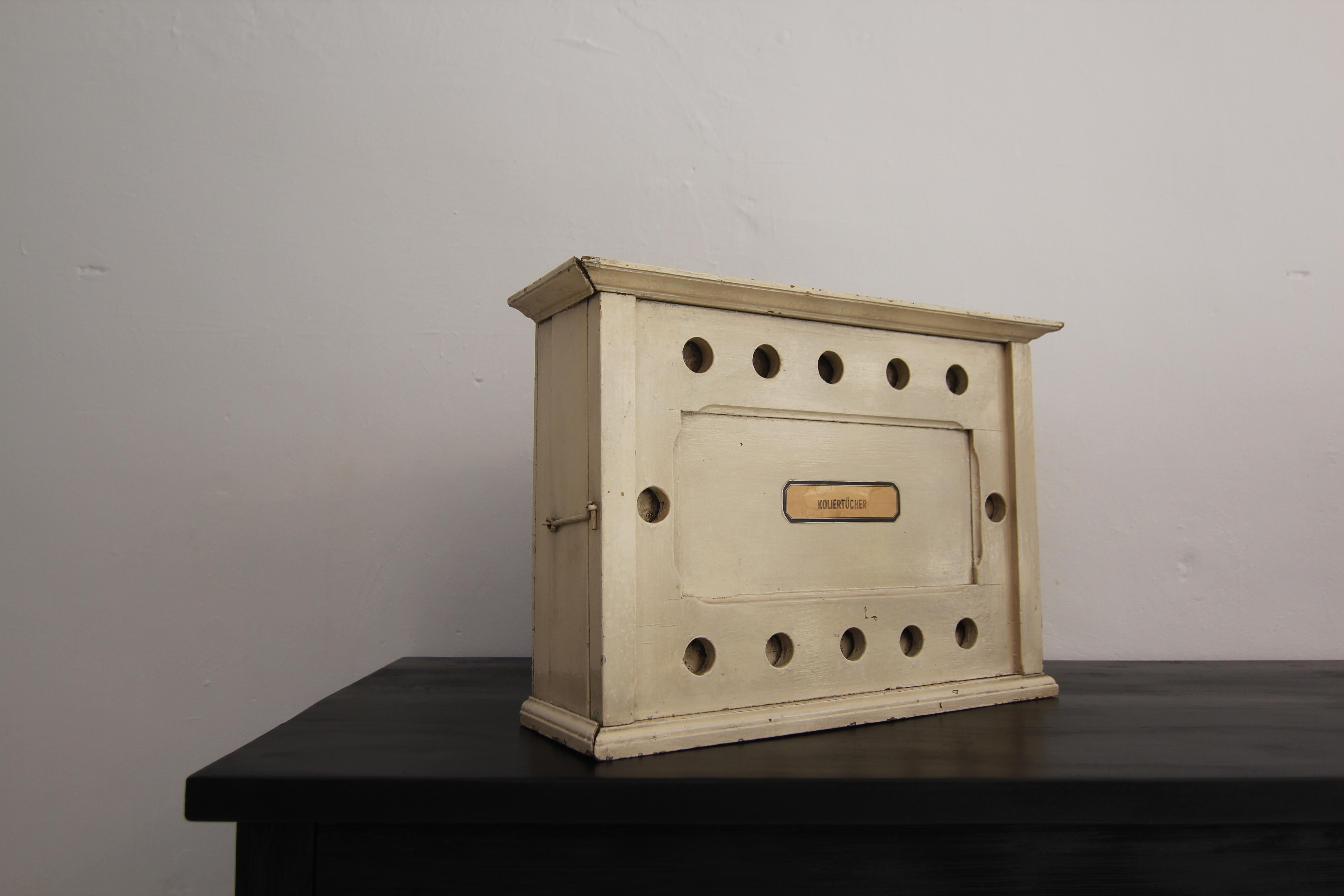 Early 20th Century German Cheese Dairy Cheesecloths Wall Cabinet 9