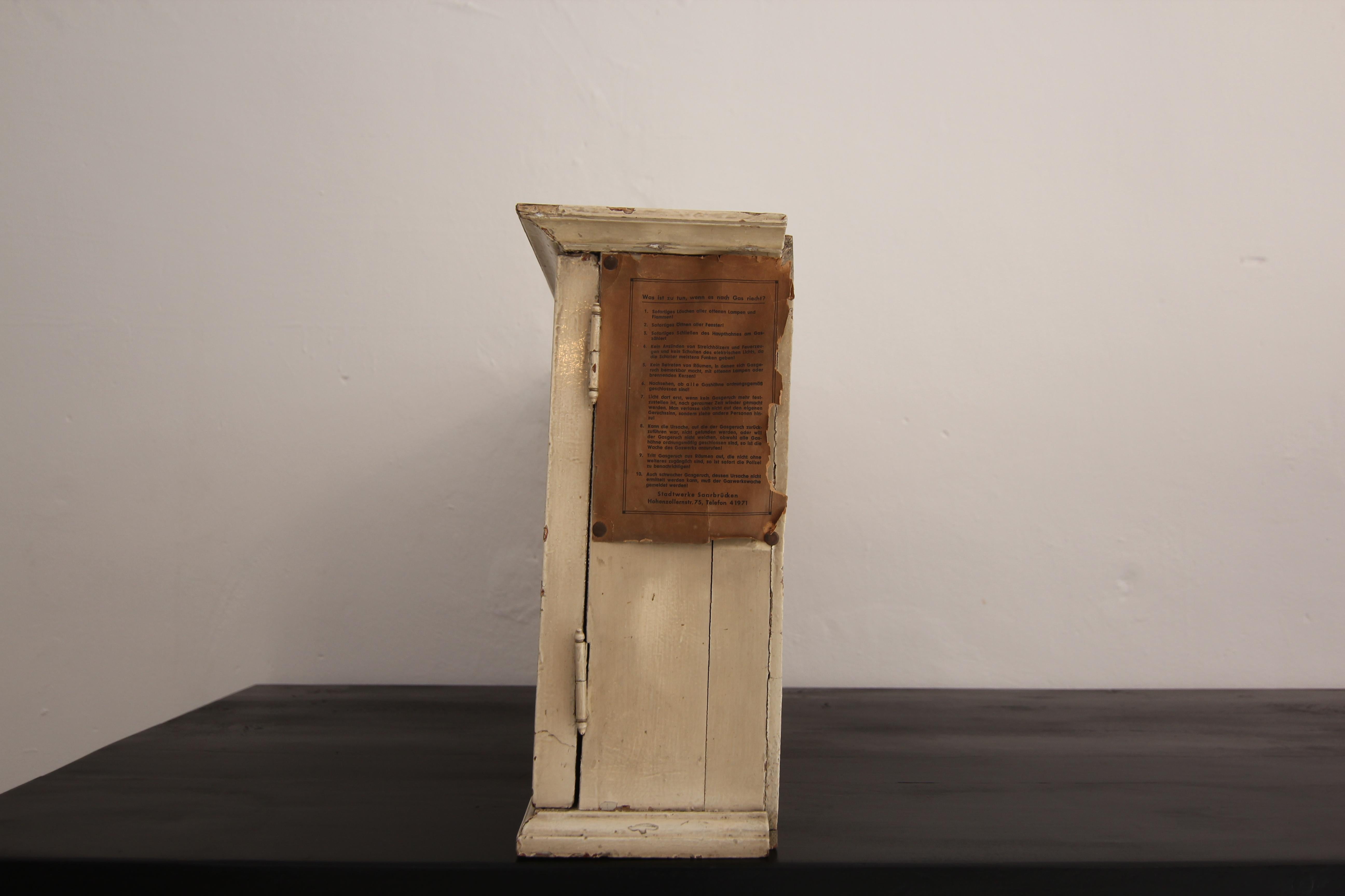 Early 20th Century German Cheese Dairy Cheesecloths Wall Cabinet 12
