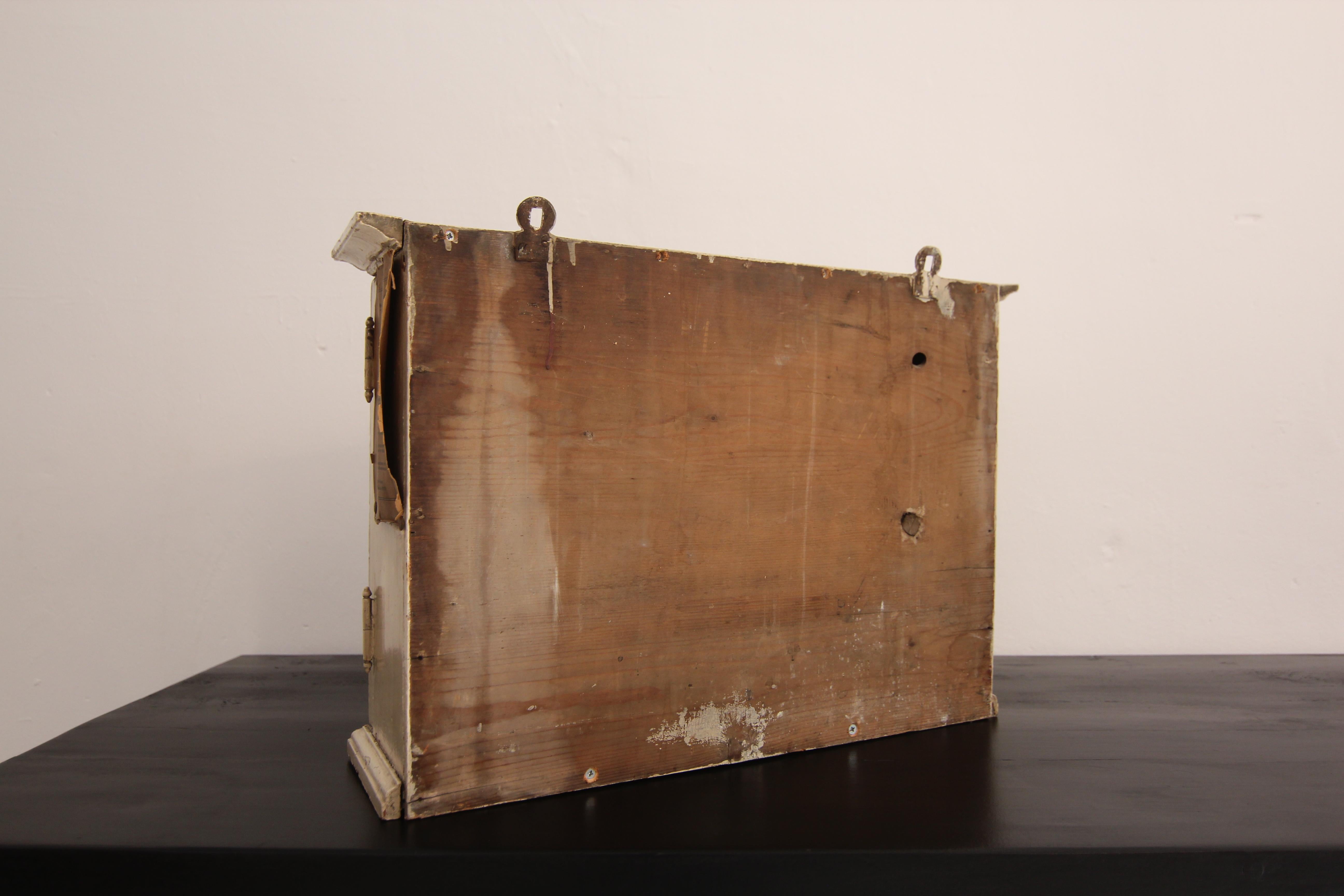 Early 20th Century German Cheese Dairy Cheesecloths Wall Cabinet 14