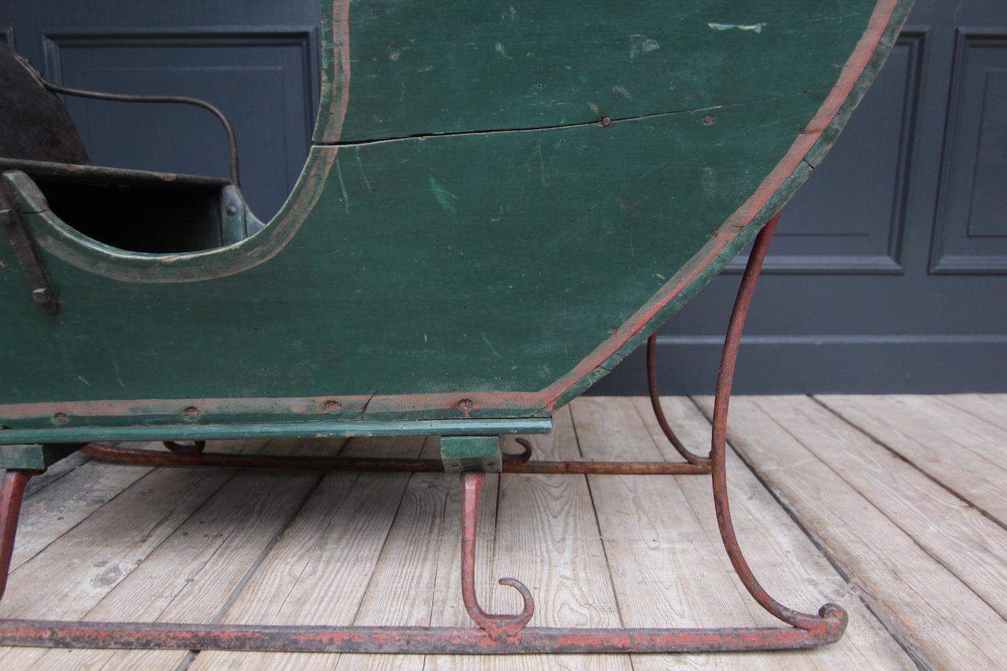 Early 20th Century German Children's Sledge For Sale 1