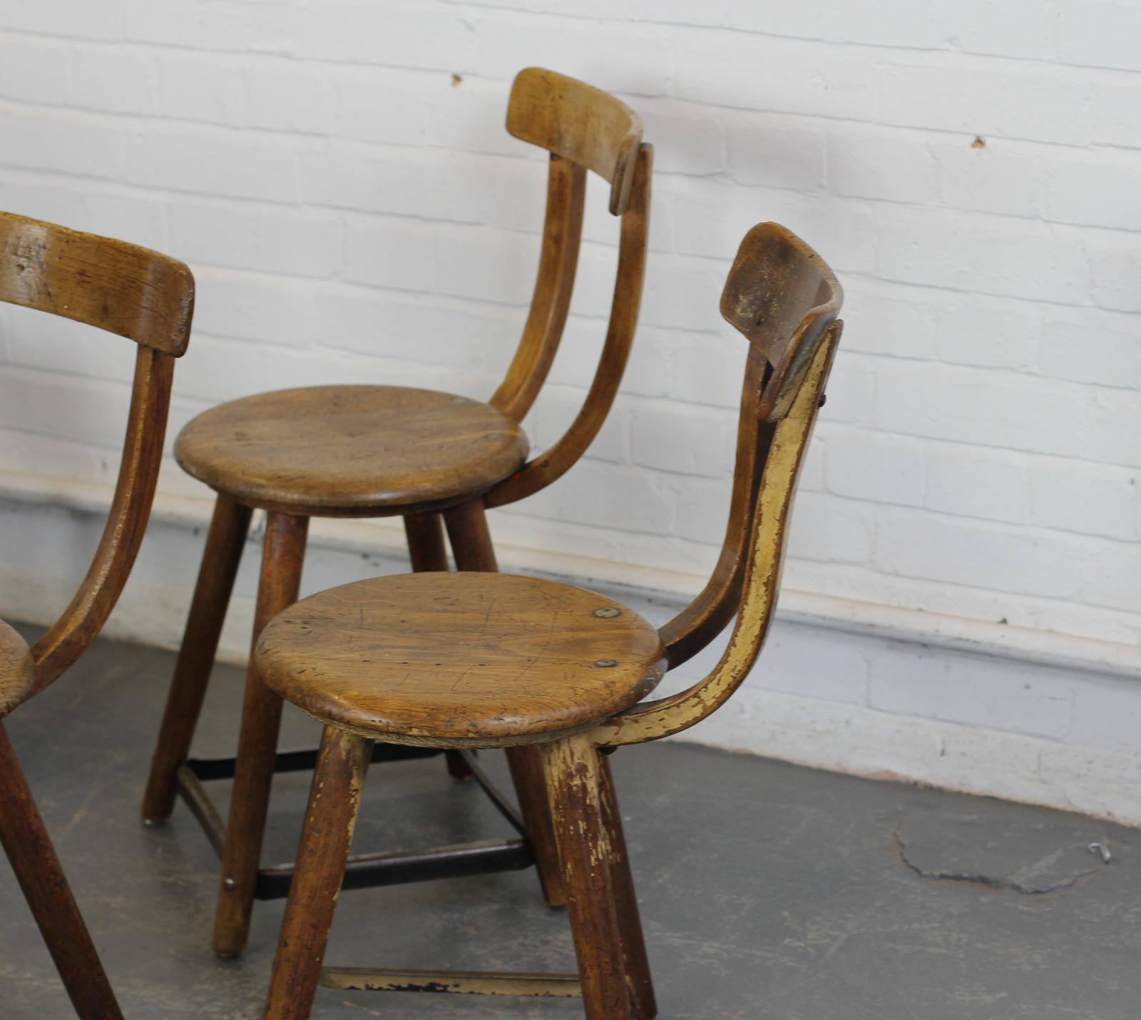 Early 20th Century German Factory Chairs by Ama In Good Condition In Gloucester, GB