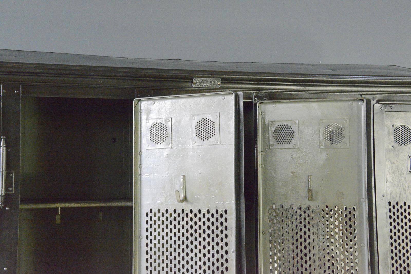 Early 20th Century German Factory Lockers By Ad Zaiser 10