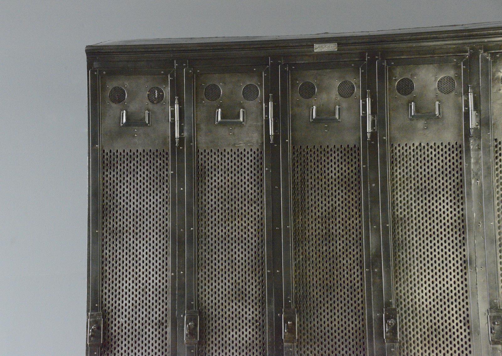Early 20th Century German Factory Lockers By Ad Zaiser In Good Condition In Gloucester, GB