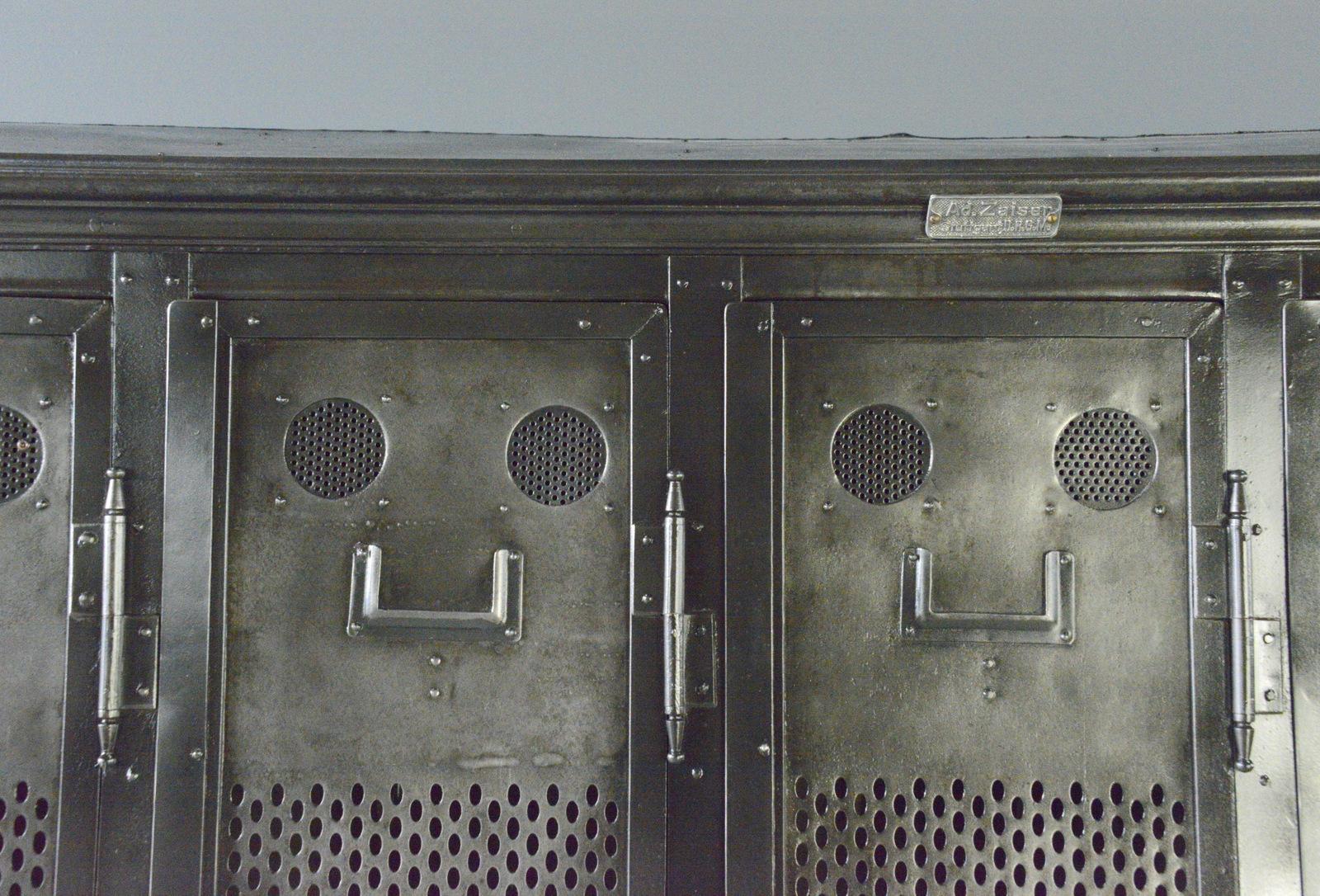 Early 20th Century German Factory Lockers By Ad Zaiser 4