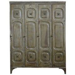 Antique Early 20th Century German Factory Lockers