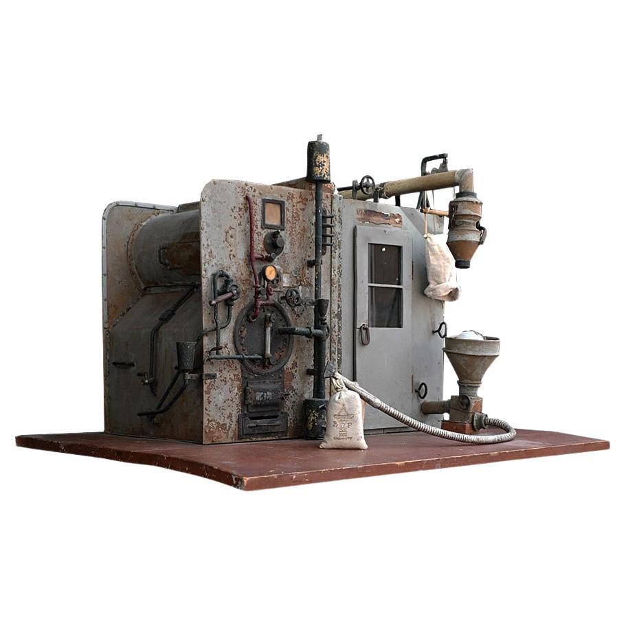 Deutsche Federn- und Daunenverarbeitungsmaschine des frühen 20. Jahrhunderts, Modell im Angebot