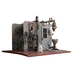 Antique Early 20th Century German Feather and Down Processing Machine Model