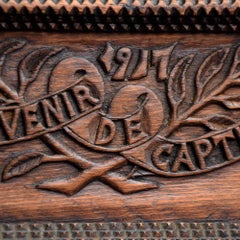 Early 20th Century German POW Love Token Tramp Box