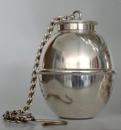 Early 20th Century German Punch Bowl Around 1900 Cut Crystal and Silver