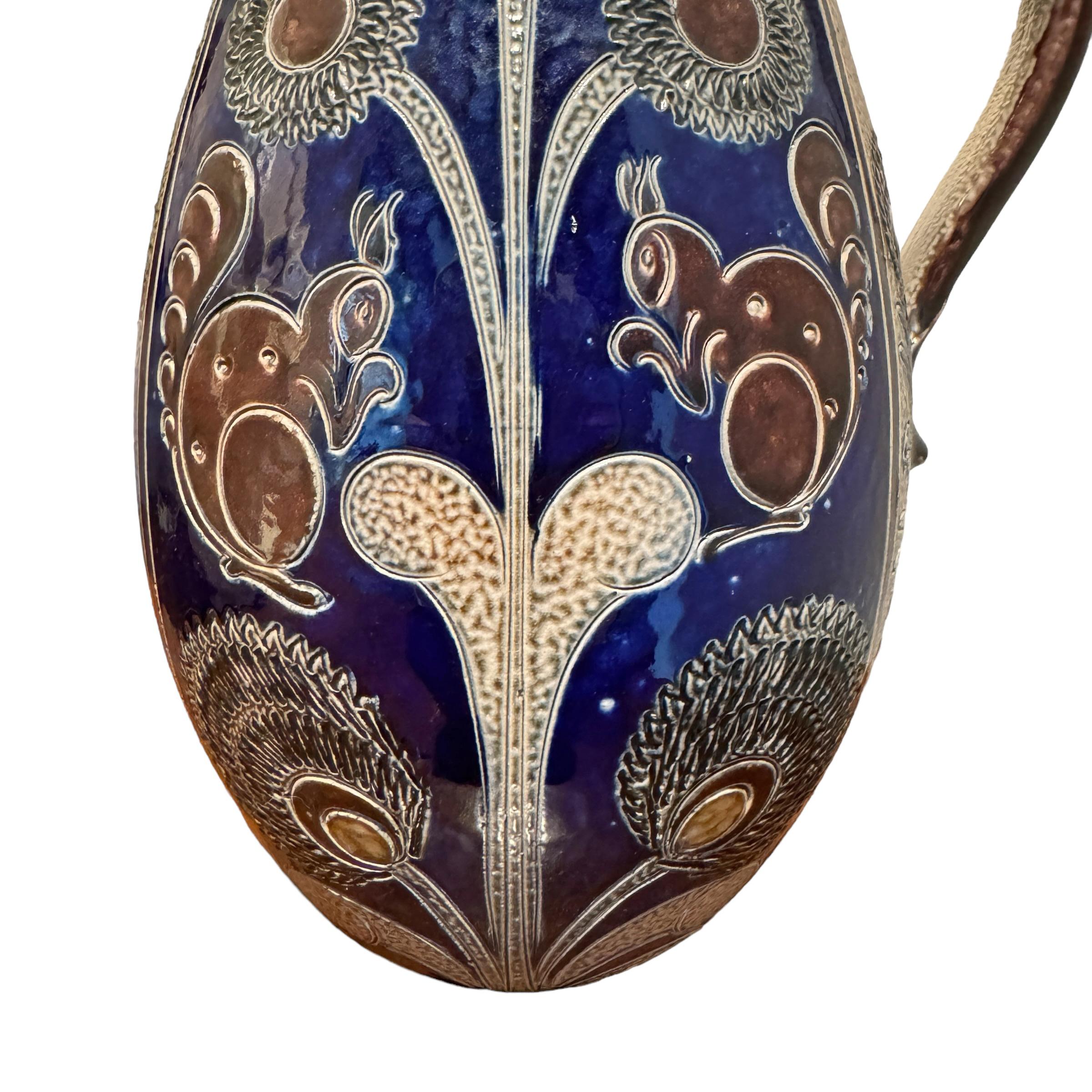 Ceramica Brocca tedesca smaltata al sale dei primi del Novecento in vendita