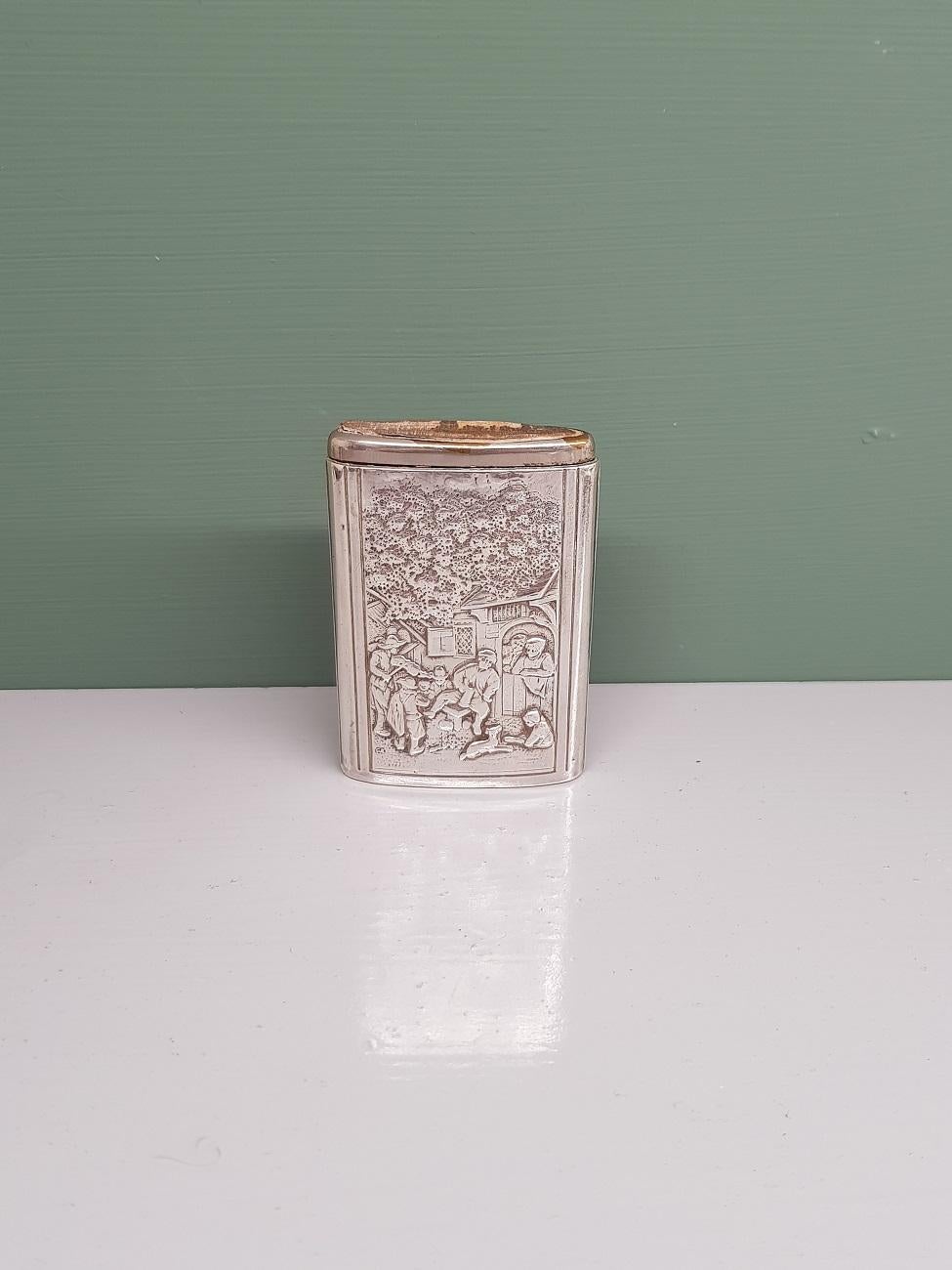 Early 20th Century German Silver Matches Holder 1