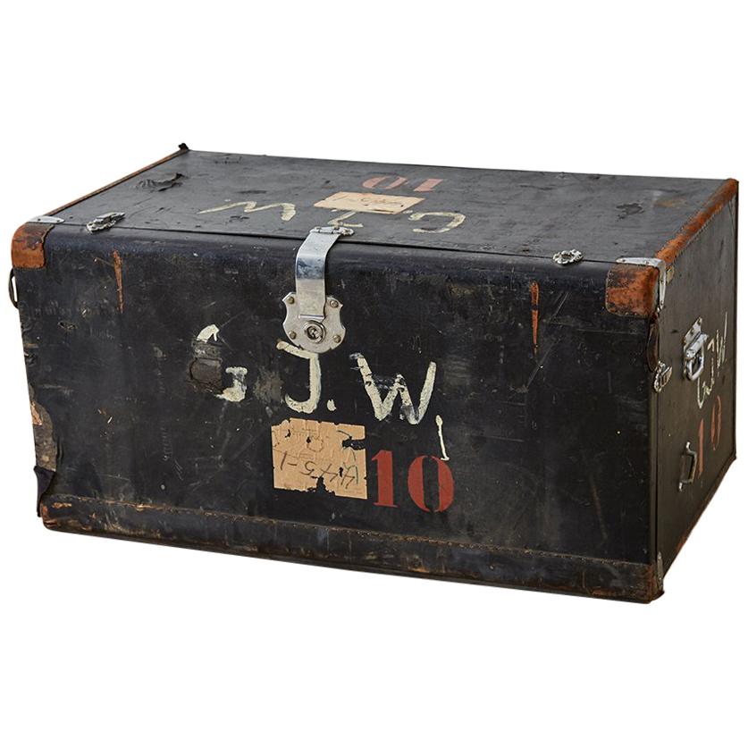 Early 20th Century German Steamer Trunk by Kongsbak