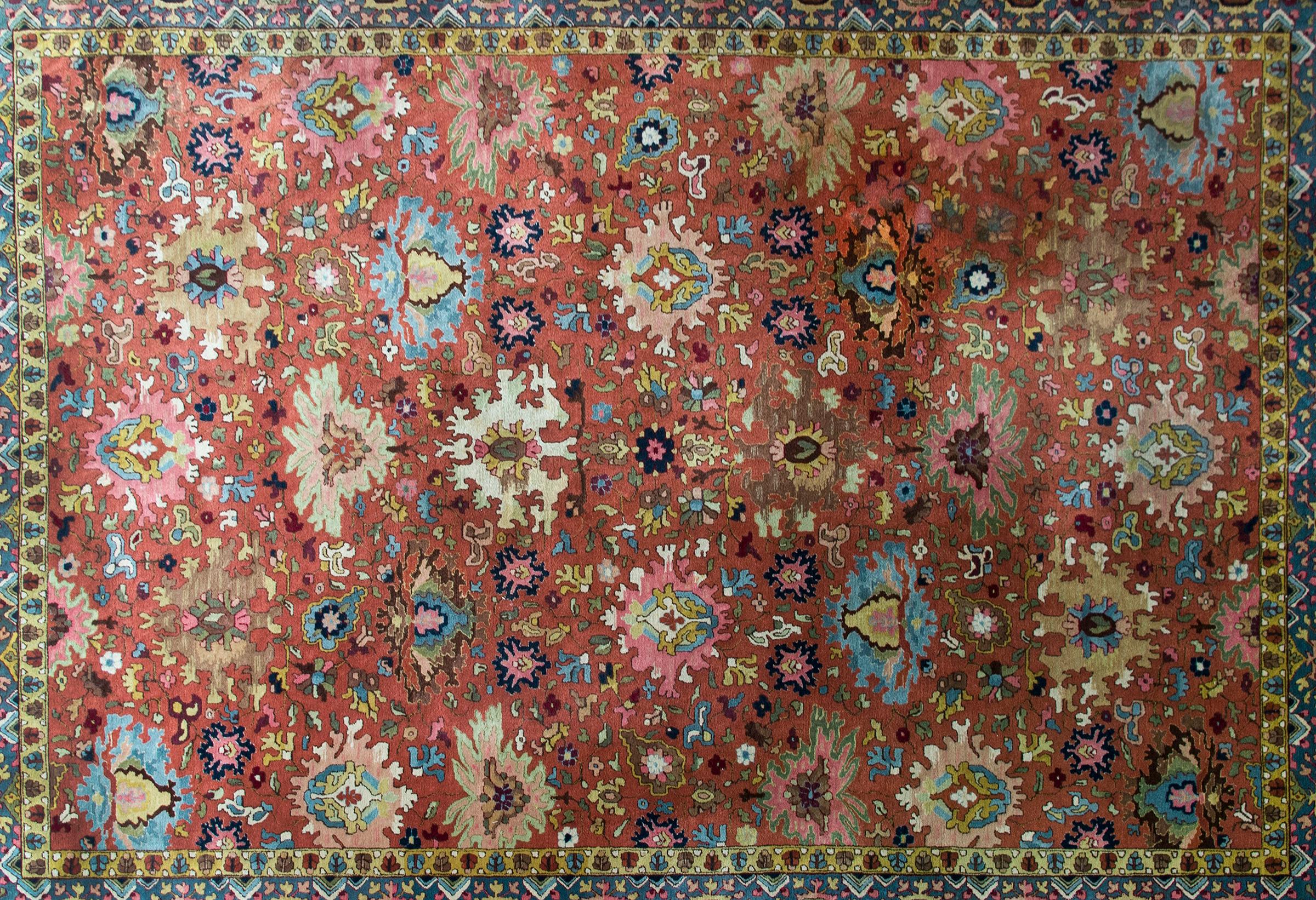 Tribal Early 20th Century German Tetex Rug For Sale