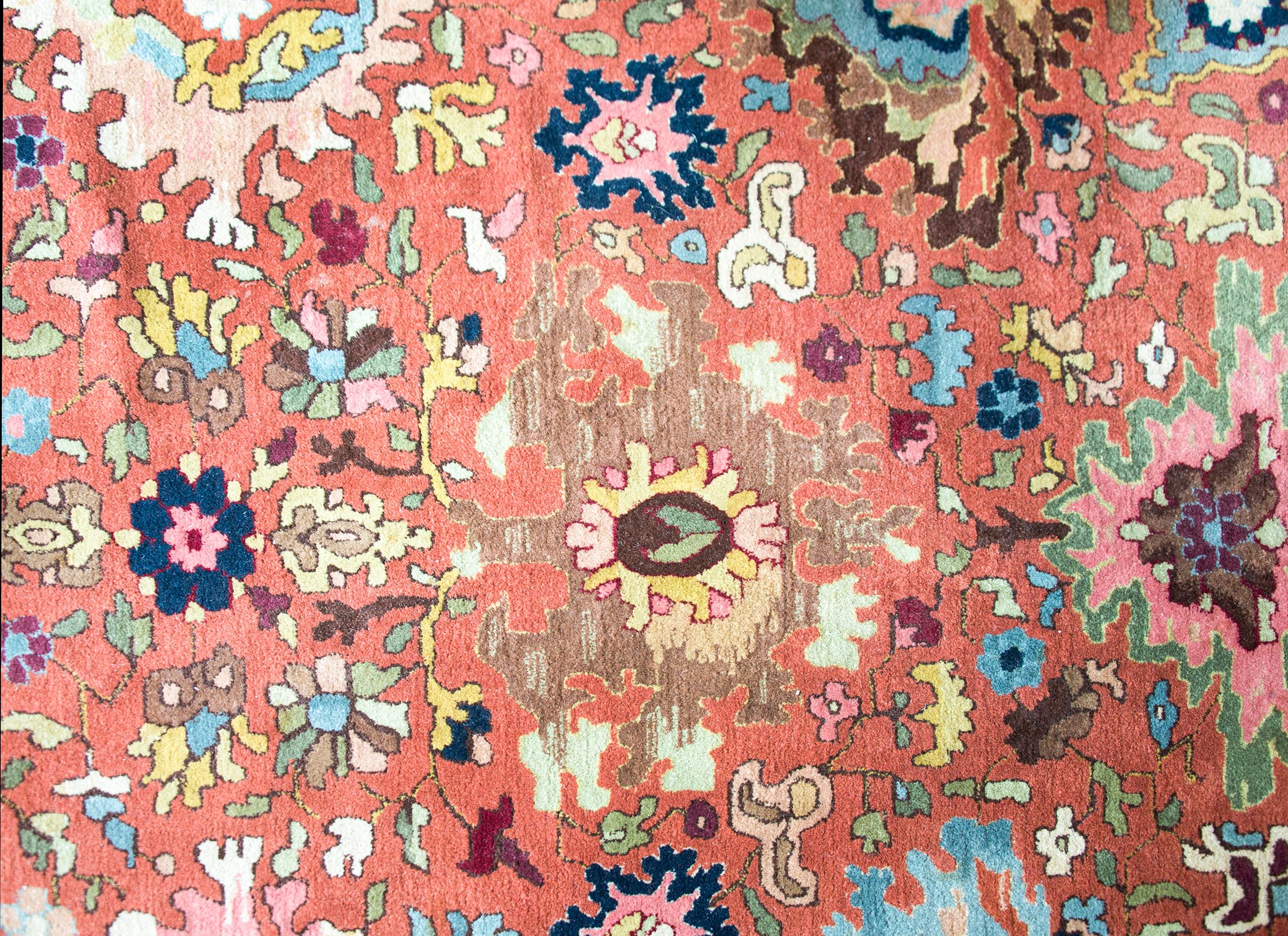 Wool Early 20th Century German Tetex Rug For Sale