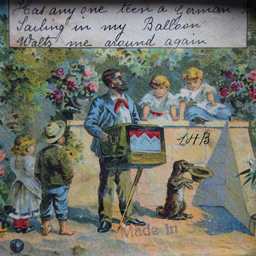 Early 20th Century German Toy Music Box 1