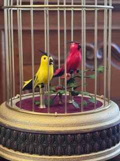 Early 20th Century German Two Bird Singing Automaton