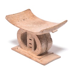 Early 20th Century Ghanaian Ashanti Friendship Stool