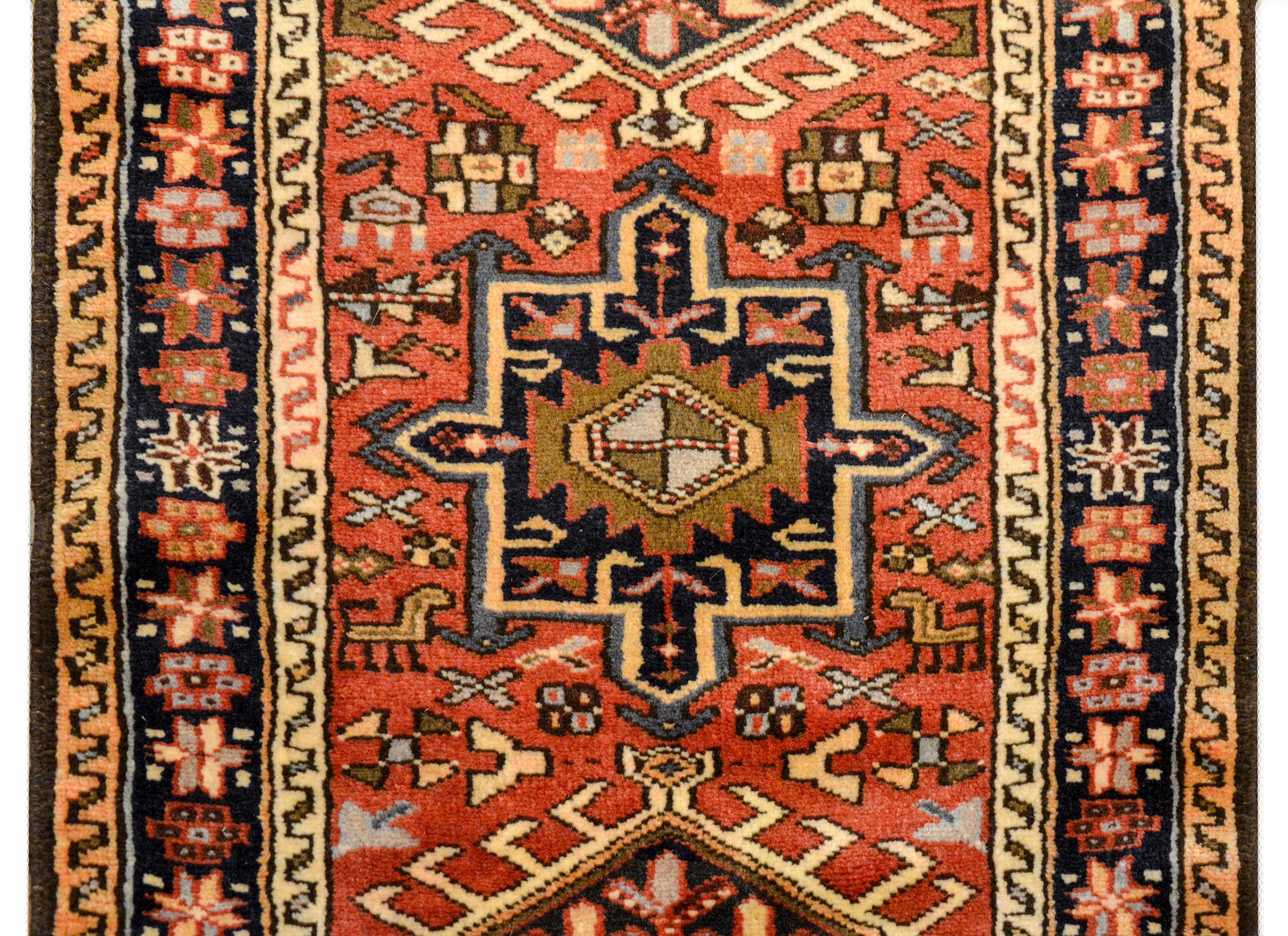 Vegetable Dyed Early 20th Century Karadja Runner