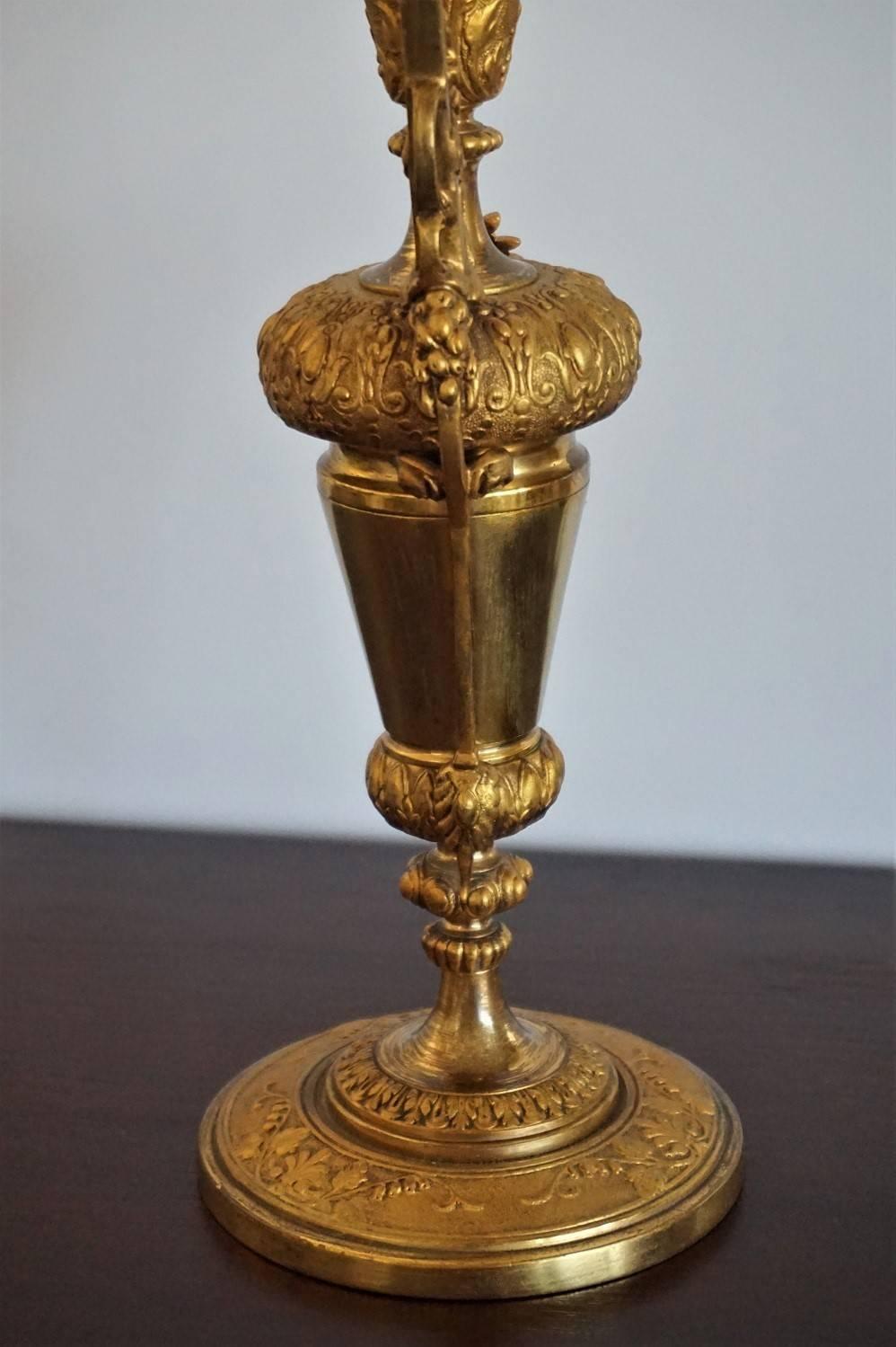 Vergoldete Bronze-Deko-Krug, Krug, frühes 20. Jahrhundert im Angebot 2