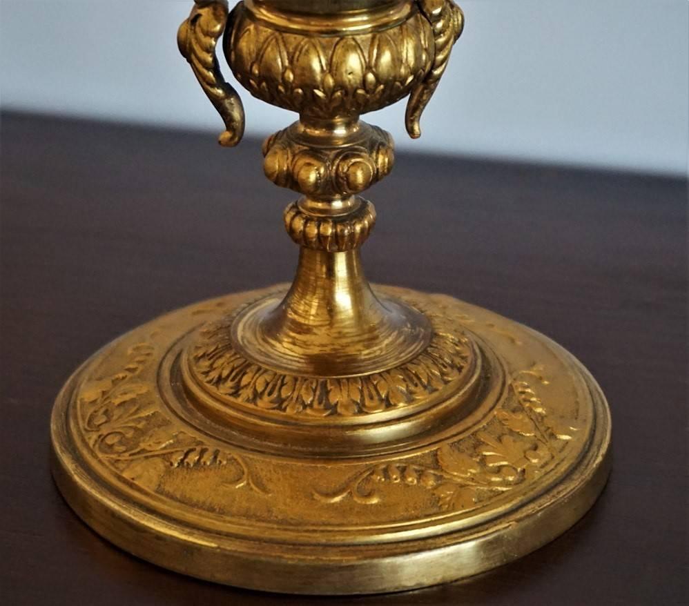 Vergoldete Bronze-Deko-Krug, Krug, frühes 20. Jahrhundert im Angebot 3