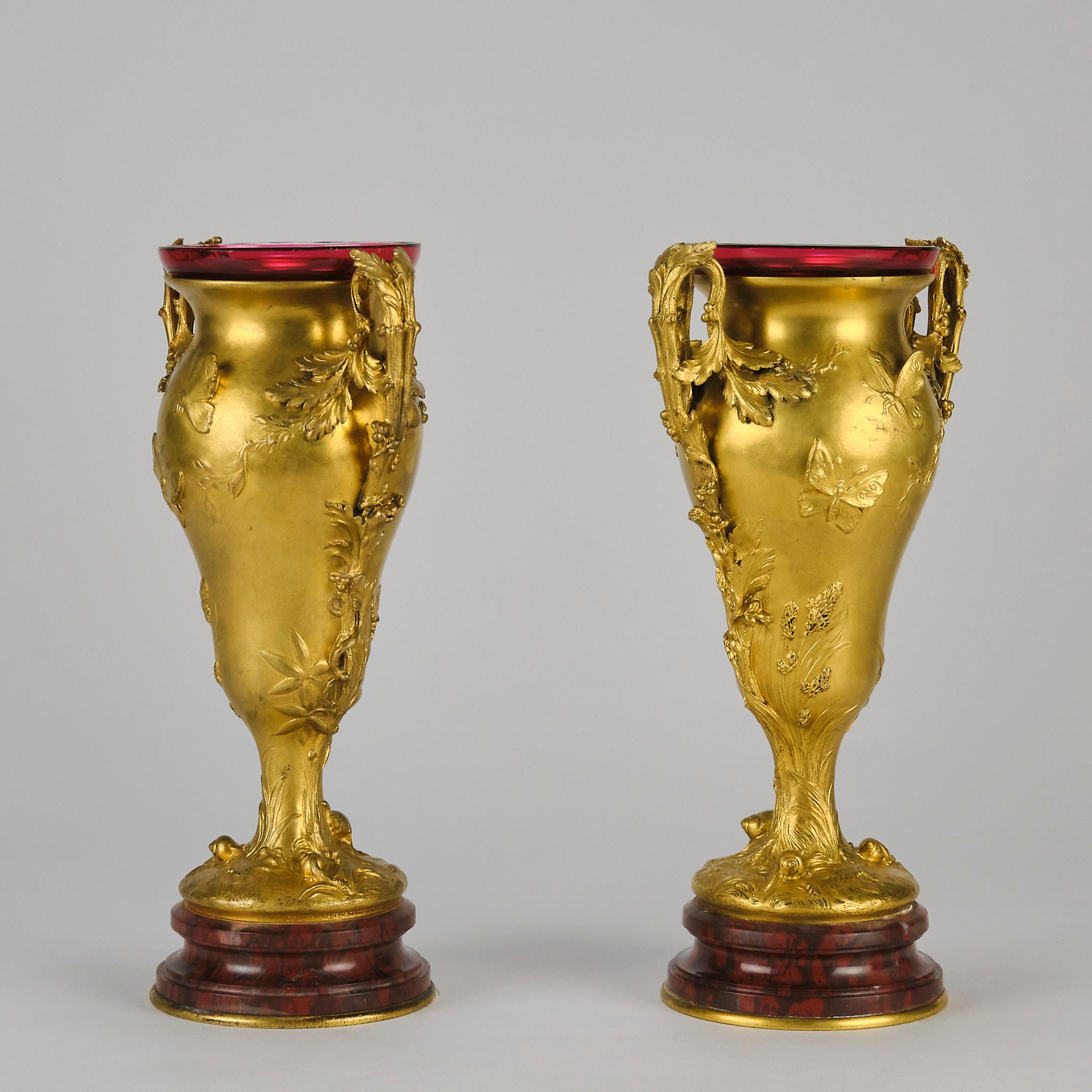 Carved Early 20th Century Gilt Bronze 