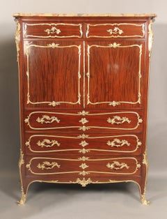 Early 20th Century Gilt Bronze Mounted Chest of Drawers By François Linke
