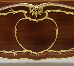Early 20th Century Gilt Bronze-Mounted Mahogany King Size Bed by François Linke
