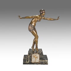 Early 20th Century Gilt Bronze Sculpture “Phoenician Dancer” by Demetre Chiparus