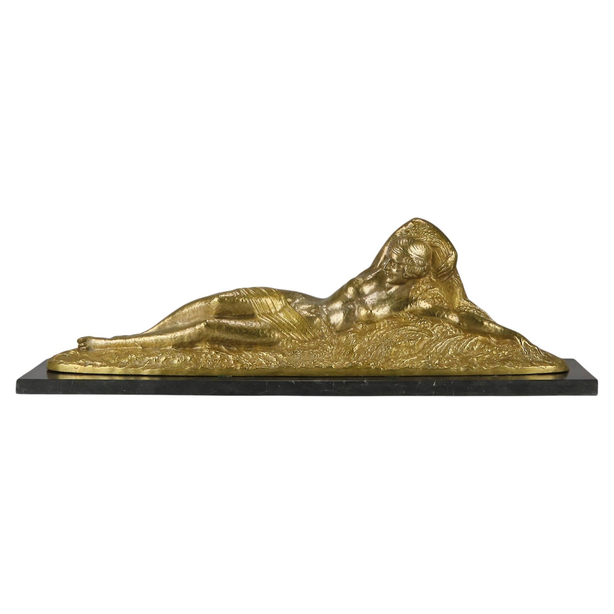 Early 20th Century Gilt Bronze Sculture Entitled "Été" by Demetre Chiparus