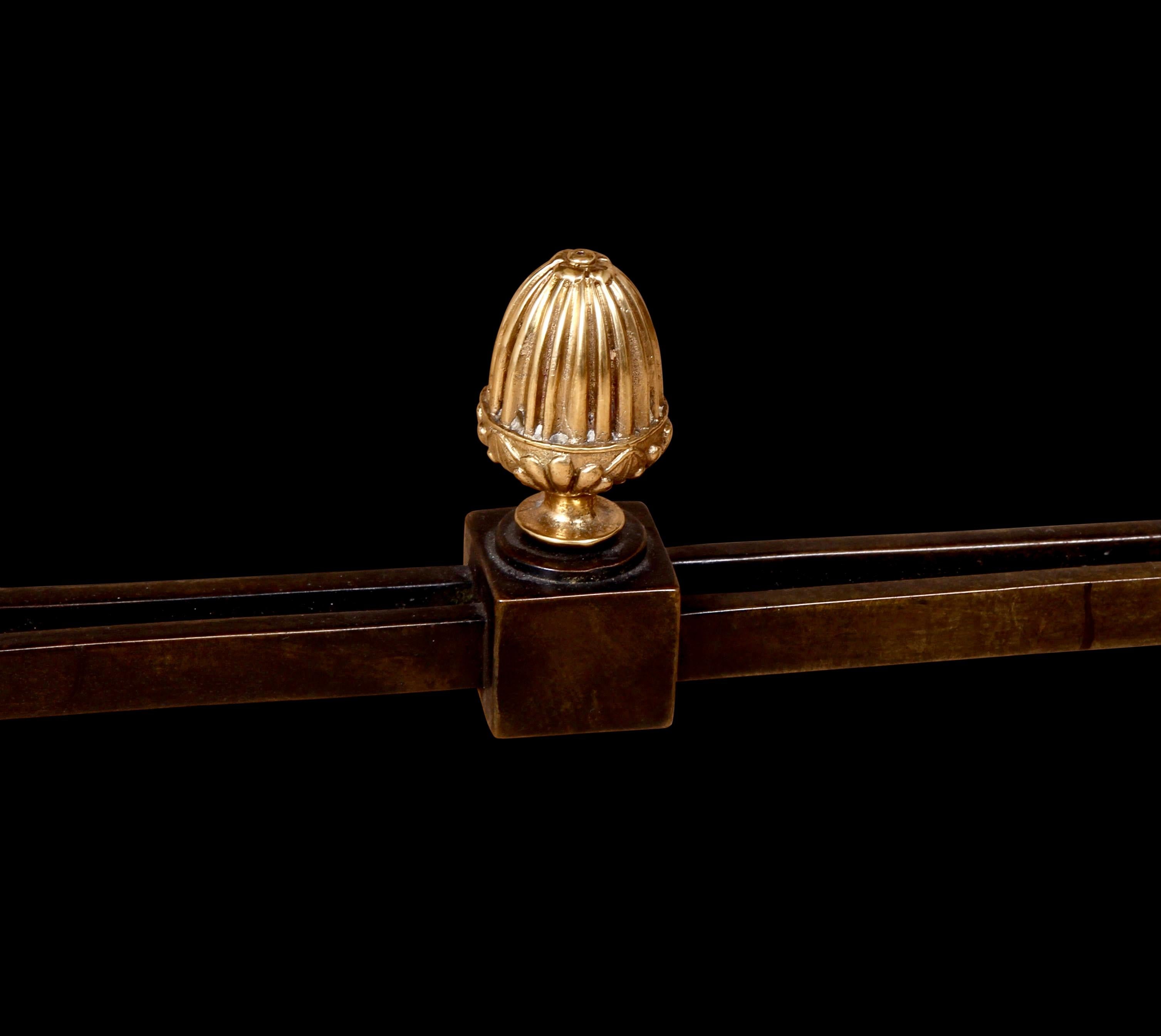 Art Deco Gilt & Patinated Bronze Alabastro Fiorito Onyx Marble Table For Sale 2