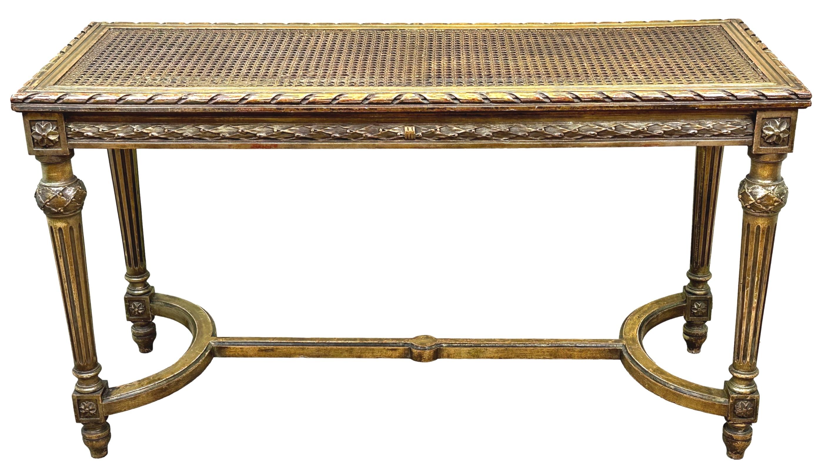 Early 20th Century Giltwood Luggage Rack For Sale 8