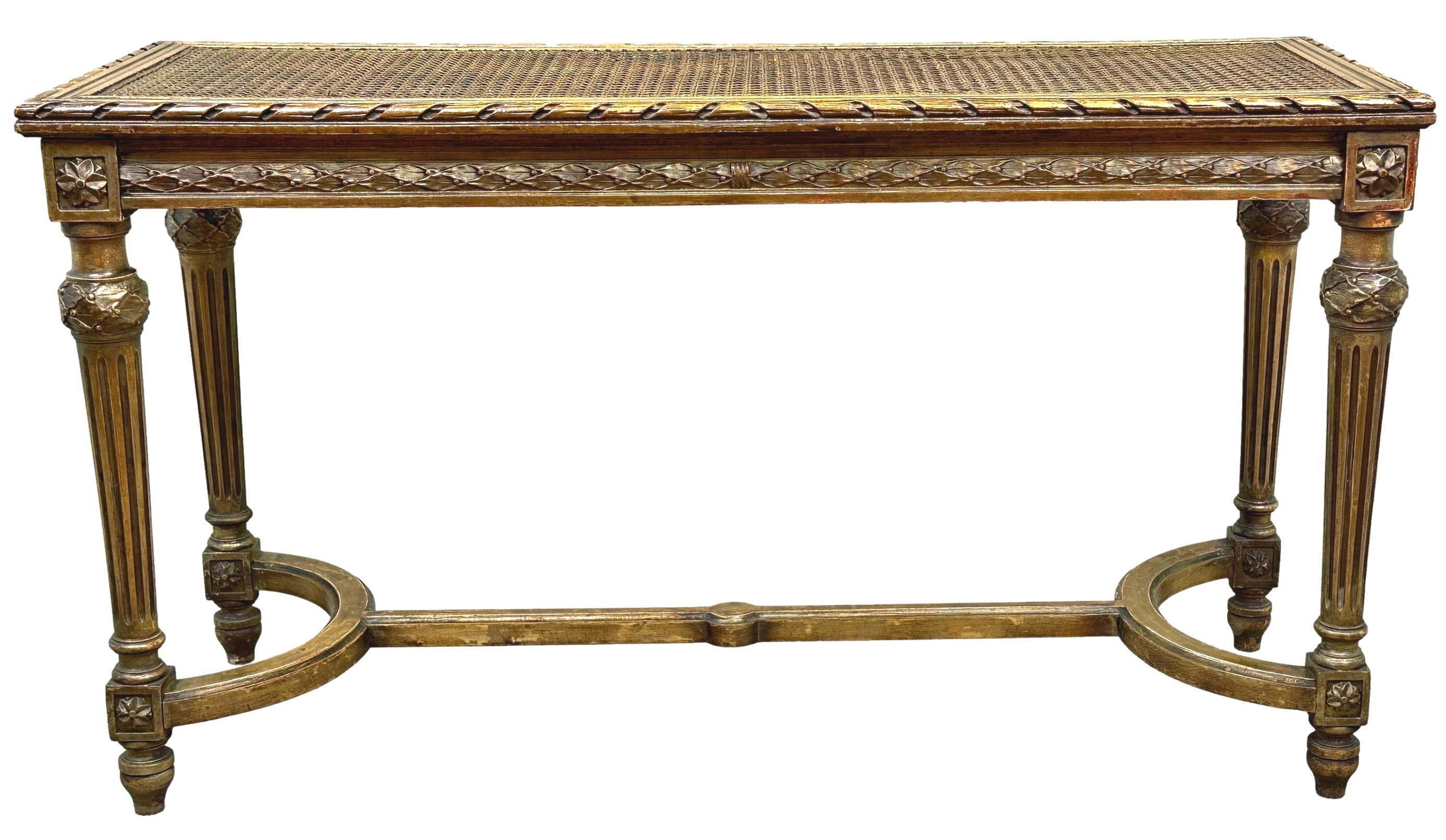 Early 20th Century Giltwood Luggage Rack For Sale 1