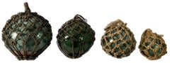 Early 20th Century Glass Fishing Floats Set