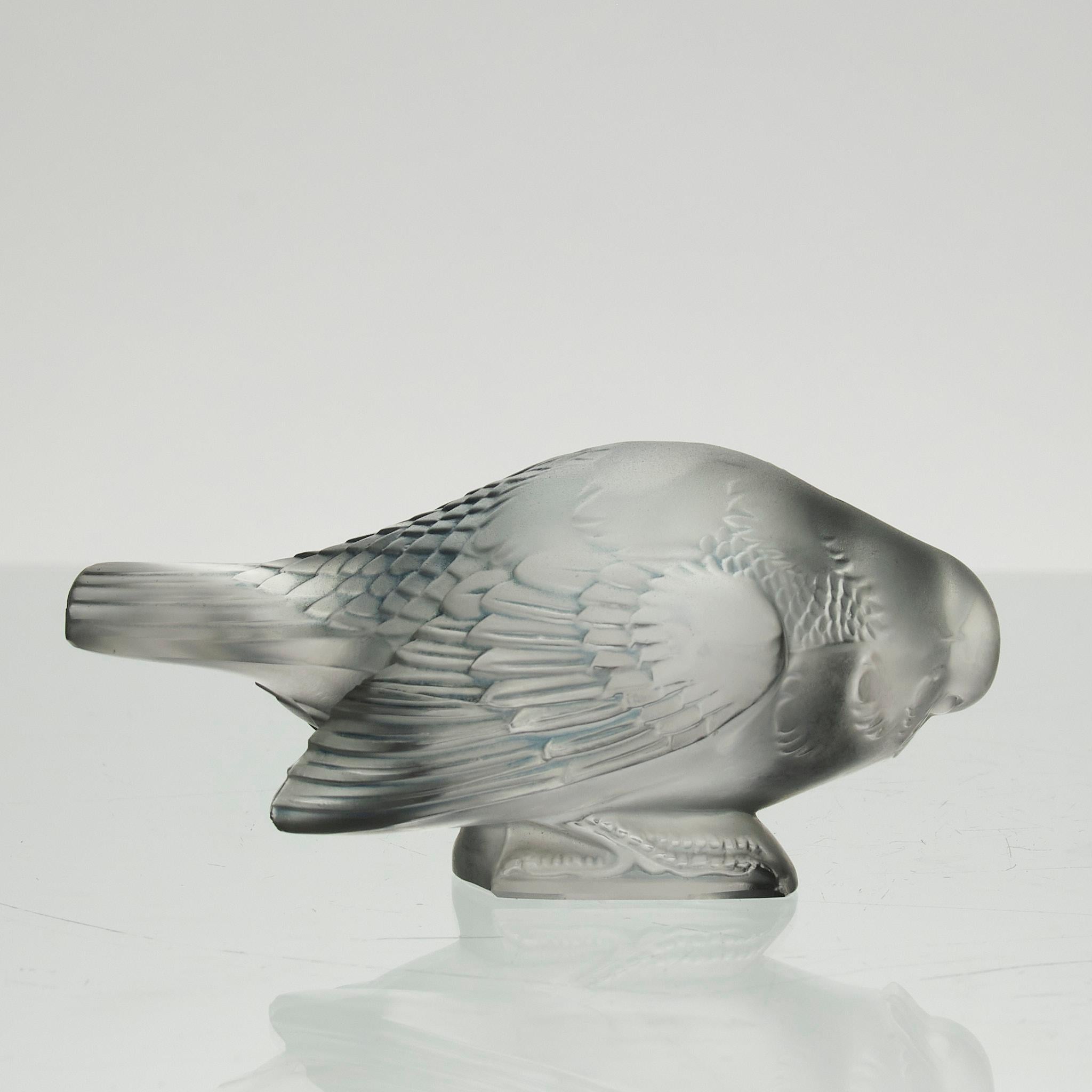 Molded Early 20th Century Glass Sculpture entitled 
