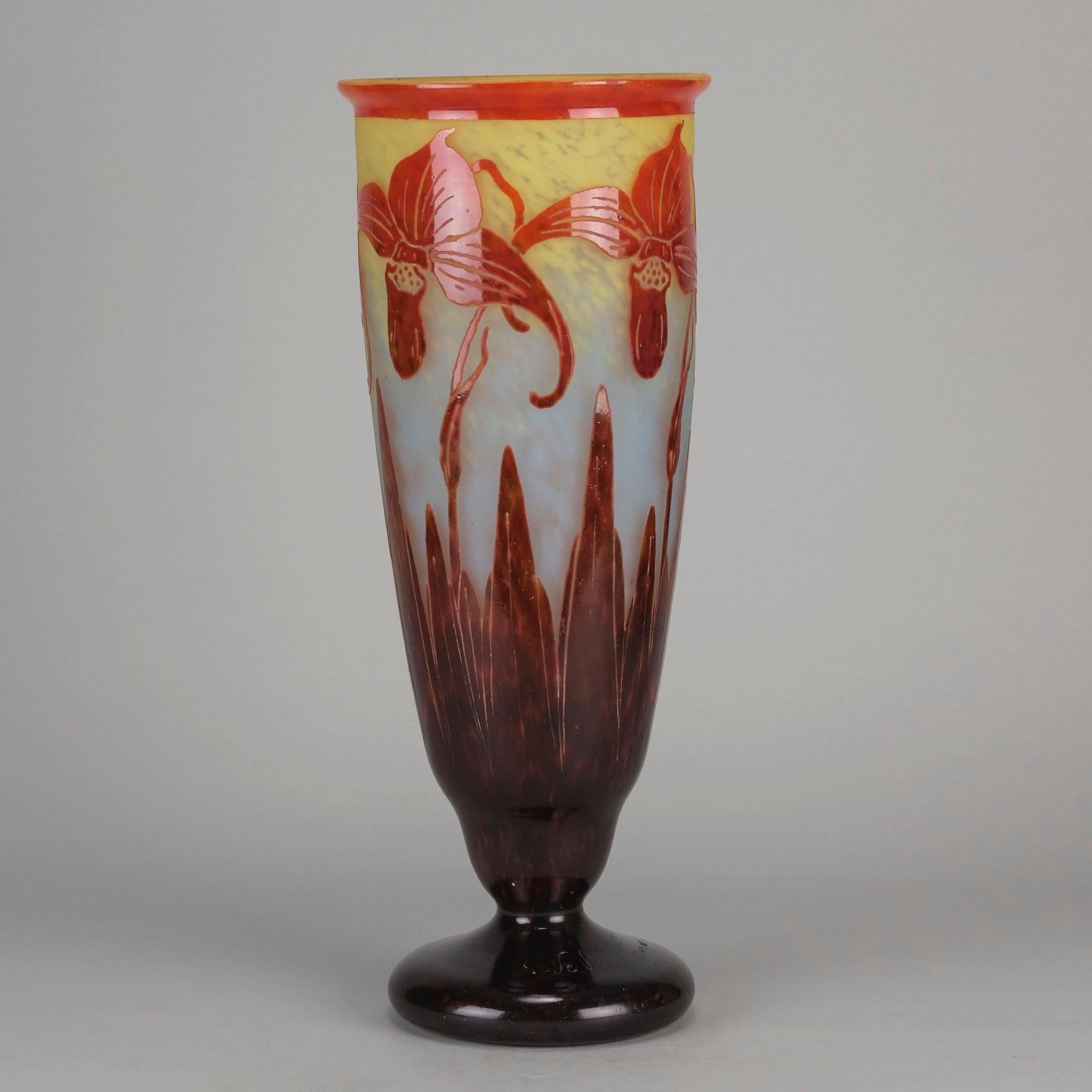 Vetro Vaso in vetro dei primi del Novecento intitolato 