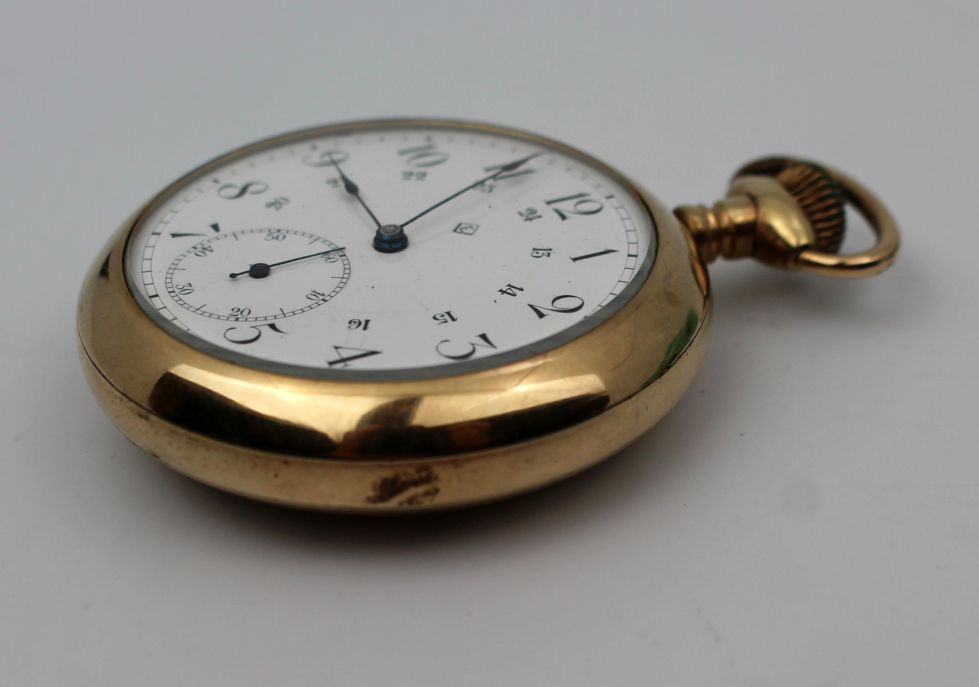 Reloj de bolsillo de oro de principios del siglo XX de The T. Eaton Co. Ltd., Canadá - 1 en Bueno estado para la venta en Worcester, GB