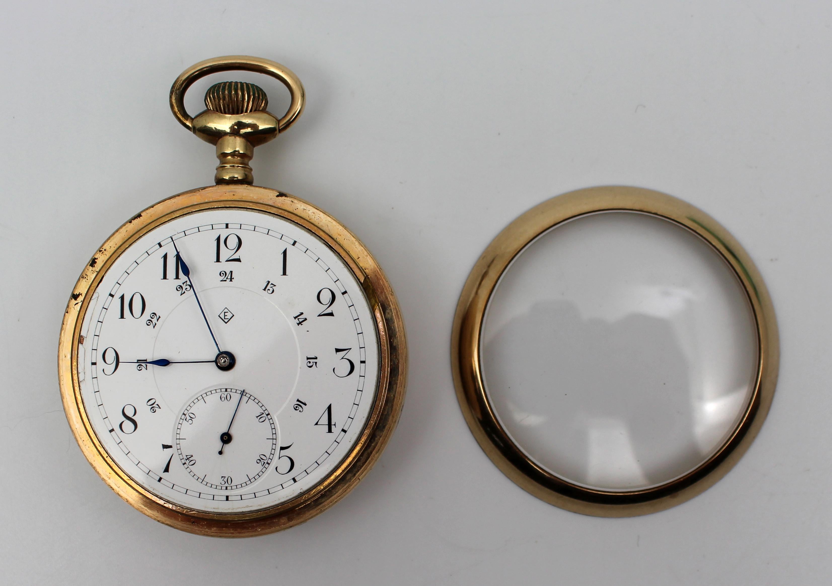 Reloj de bolsillo de oro de principios del siglo XX de The T. Eaton Co. Ltd., Canadá - 1 en venta 1