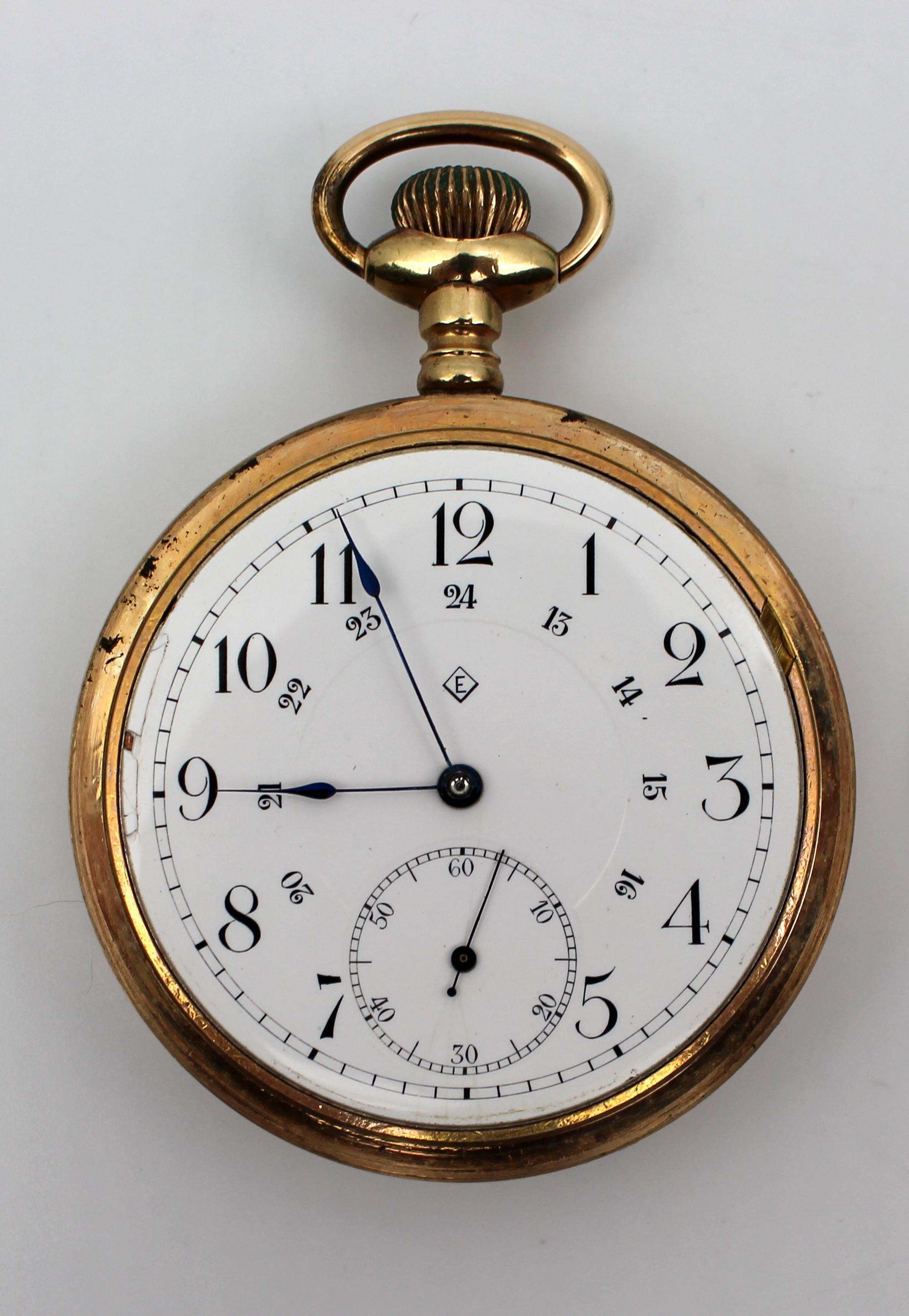Reloj de bolsillo de oro de principios del siglo XX de The T. Eaton Co. Ltd., Canadá - 1 en venta 2