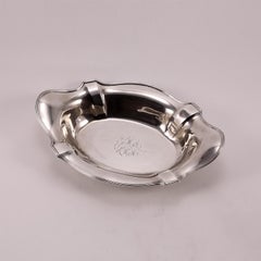 Early 20th Century Gorham Handcrafted Sterling Silver Oval Bowl