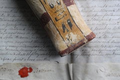 Early 20th Century Grand Tour Tourist Souvenir Sarcophagus Egyptian Mummy