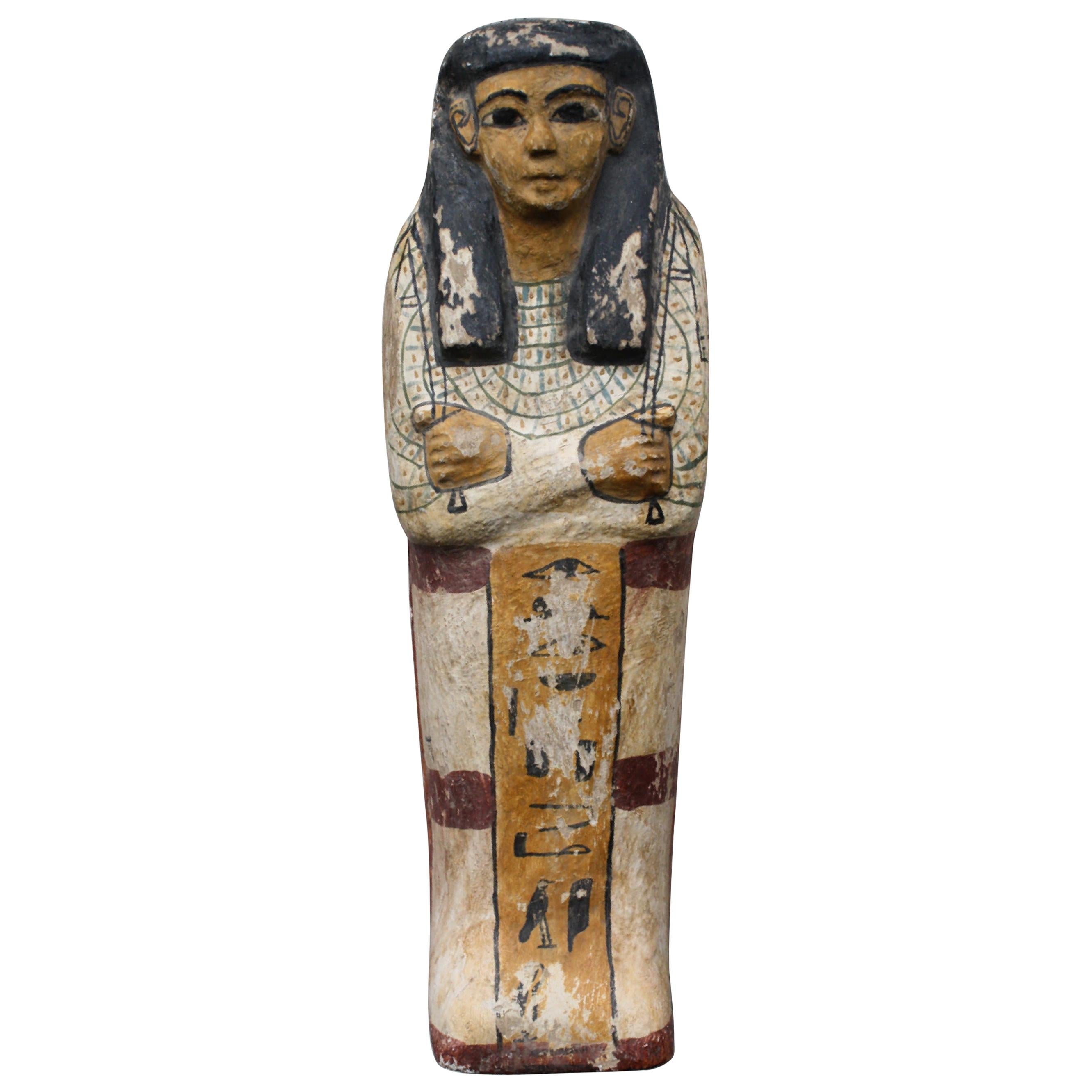 Early 20th Century Grand Tour Tourist Souvenir Sarcophagus Egyptian Mummy