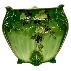 Early 20th Century Green Cachepot
