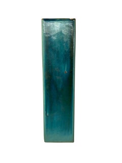 Chinese ceramic Green Glazed 'Shiwan' Opium Pillow, Early 20th Century