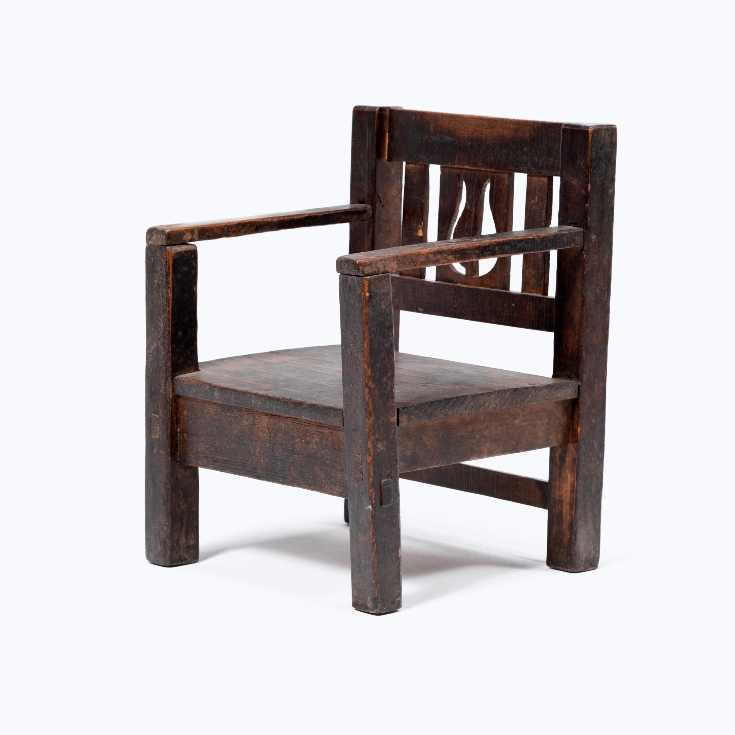 Rustic Early 20th Century Guatemalan Child's Chair