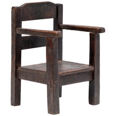 Early 20th Century Guatemalan Child's Chair