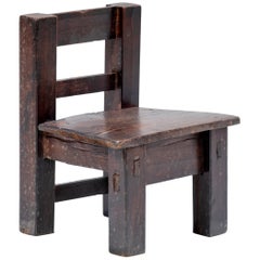 Used Guatemalan Child's Chair, c. 1900