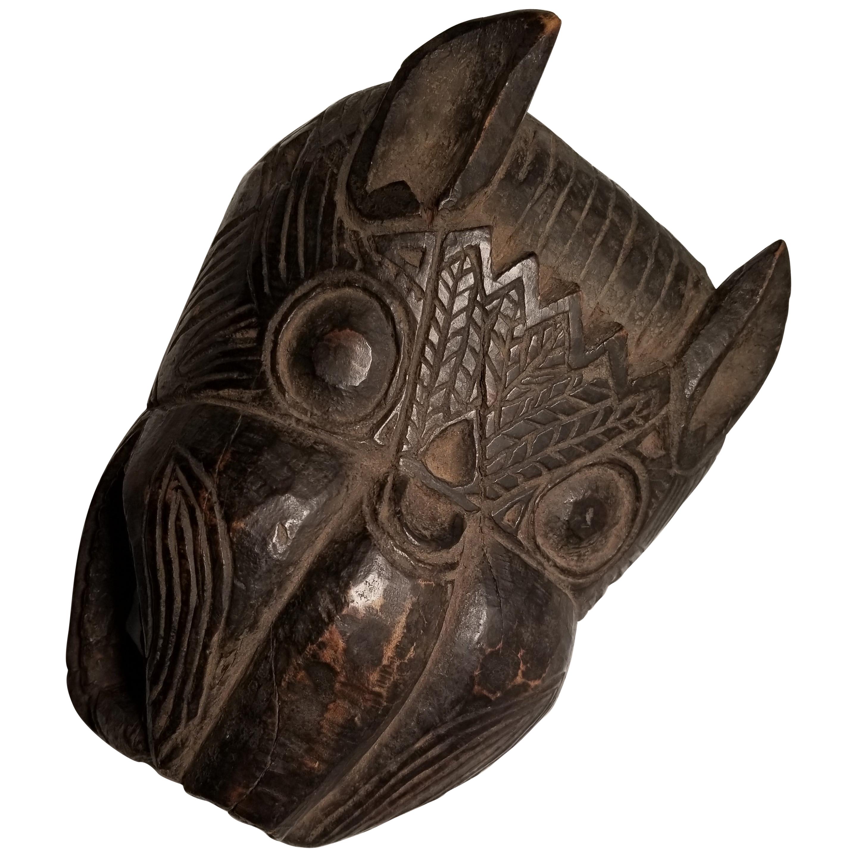 Early 20th Century Guatemalan Jaguar Mask